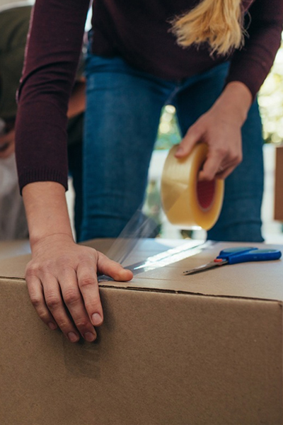 Sealing boxes for relocation